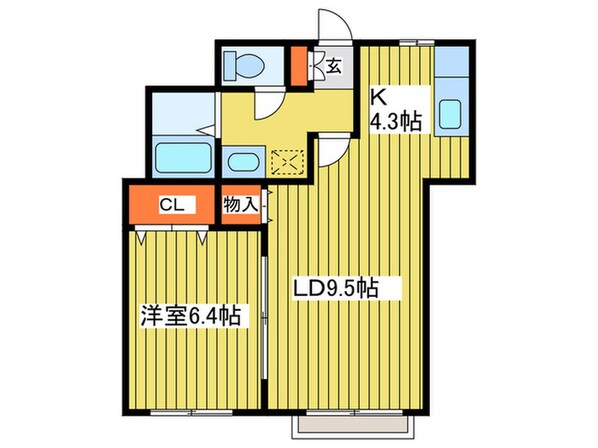 ピュア１０５の物件間取画像